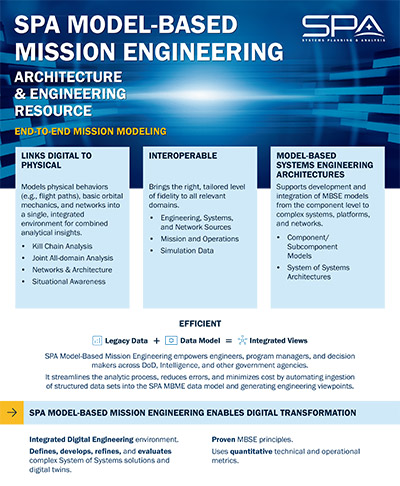Model-Based Mission Engineering slick sheet thumbnail
